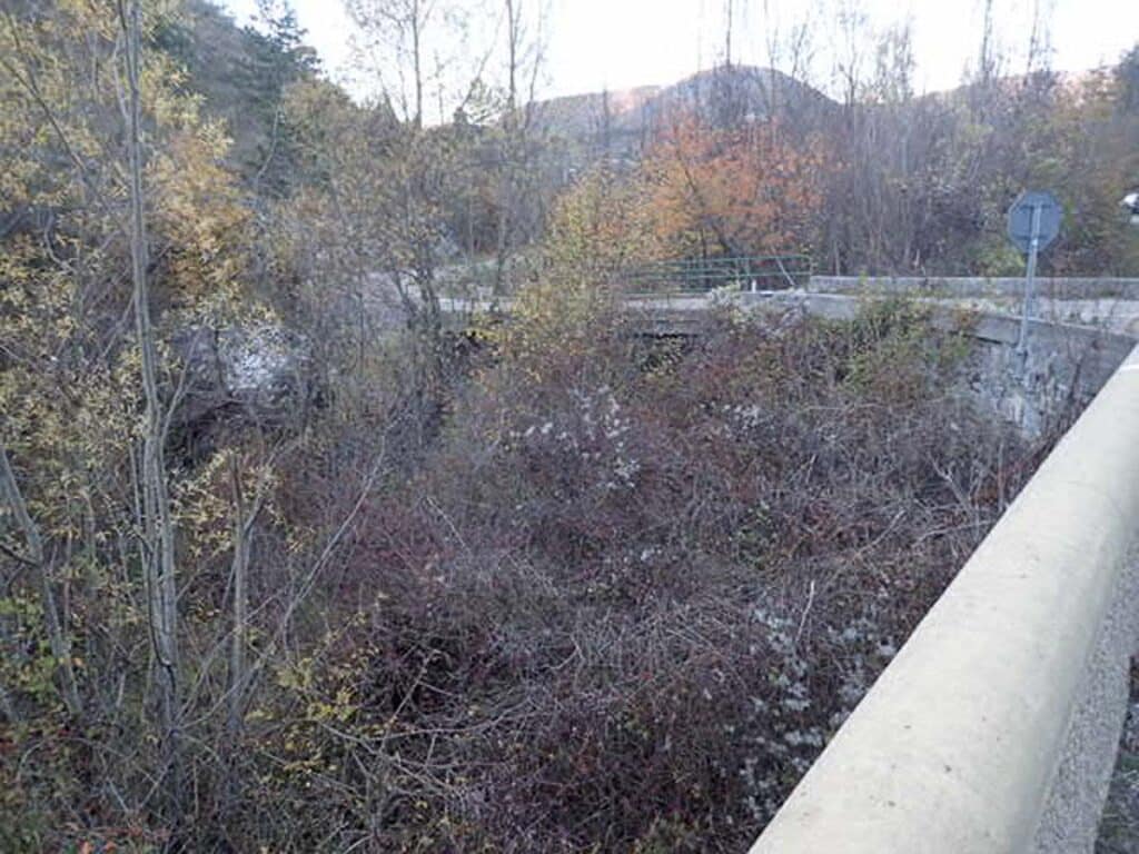 La Méouge à Séderon, amont du pont communal avant travaux